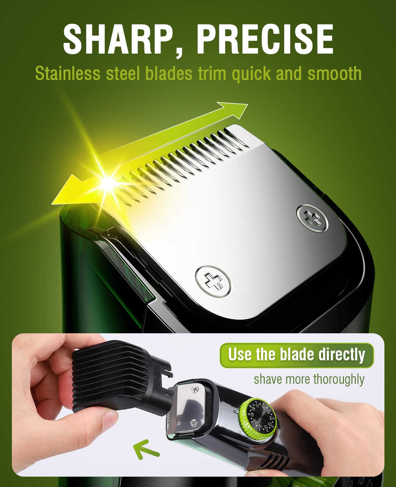 UnitedPicks Vacuum Beard Trimmer
