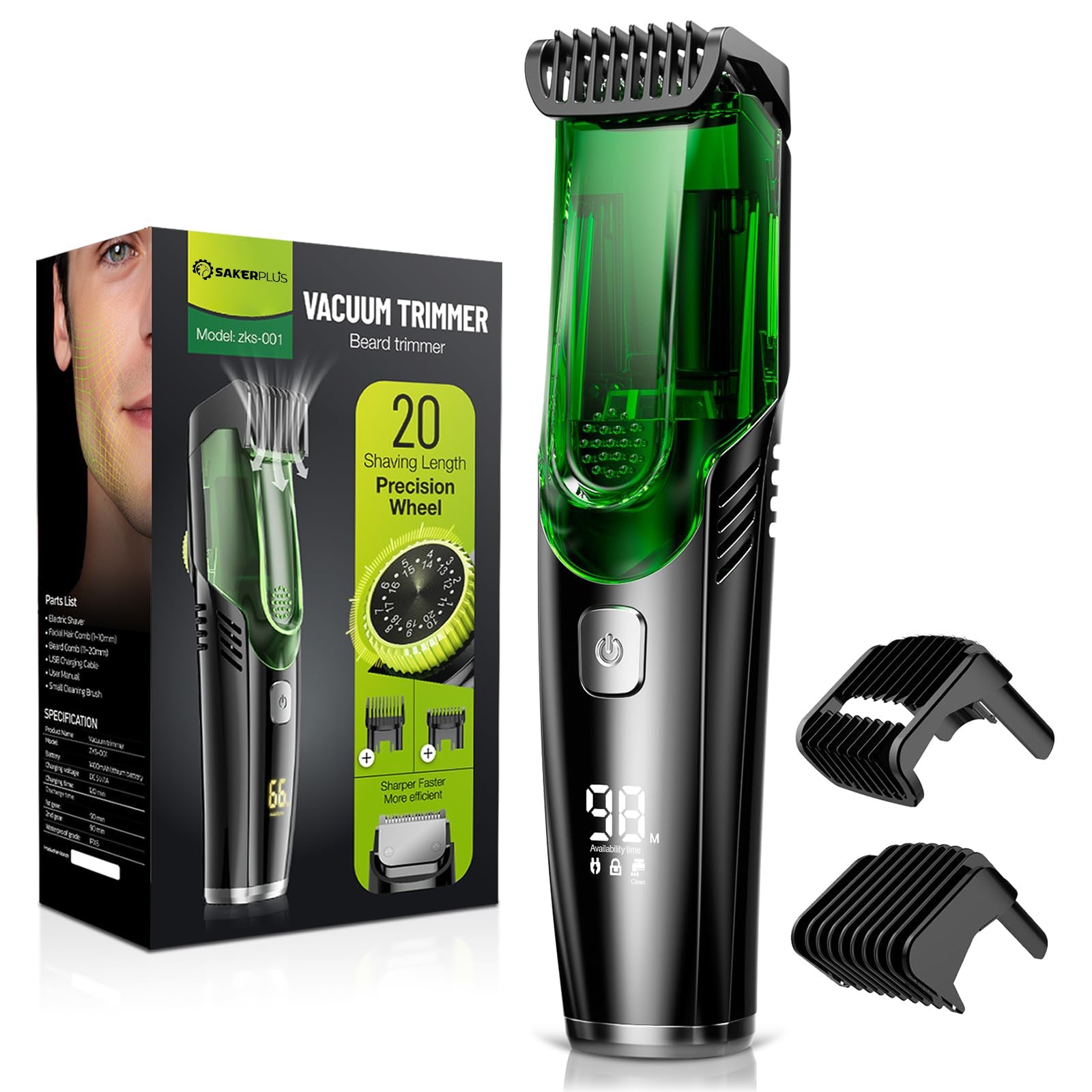 UnitedPicks Vacuum Beard Trimmer
