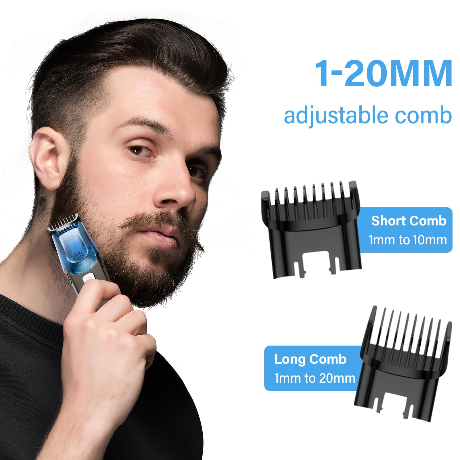 UnitedPicks Vacuum Beard Trimmer